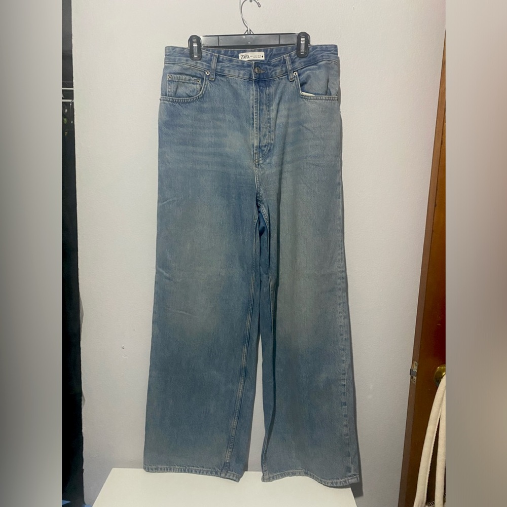 NWOT Zara wide leg jeans